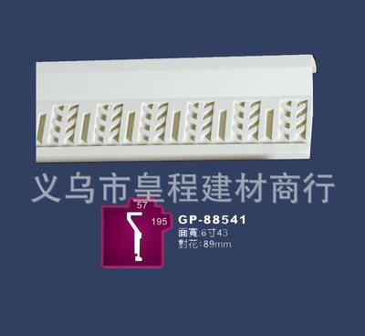 欧式装饰建材厂家直销 PU雕花平面线板白色款选购指南